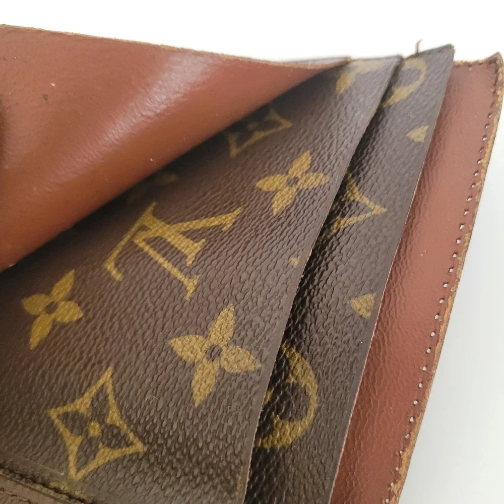 Louis Vuitton Vintage‎ Monogram Portefeuille Marco Bifold Wallet Brown 832